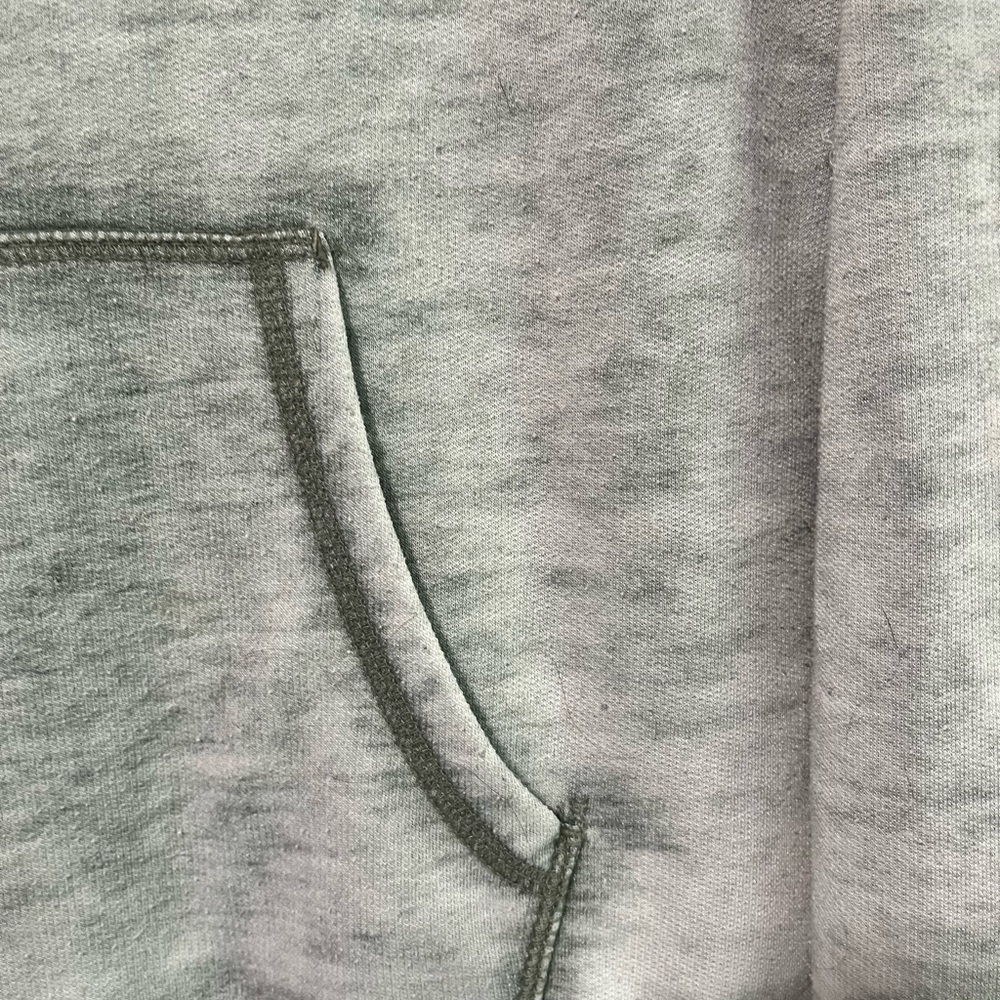 Hurley Grey Deep V-Neck Hoodie Sweatshirt (Size L) - Picture 10 of 15
